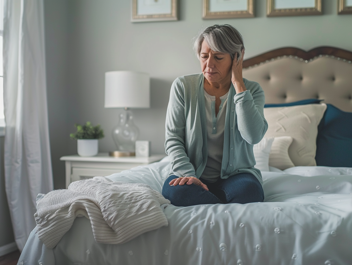 Lifestyle image representing vertigo symptoms and uncertainty